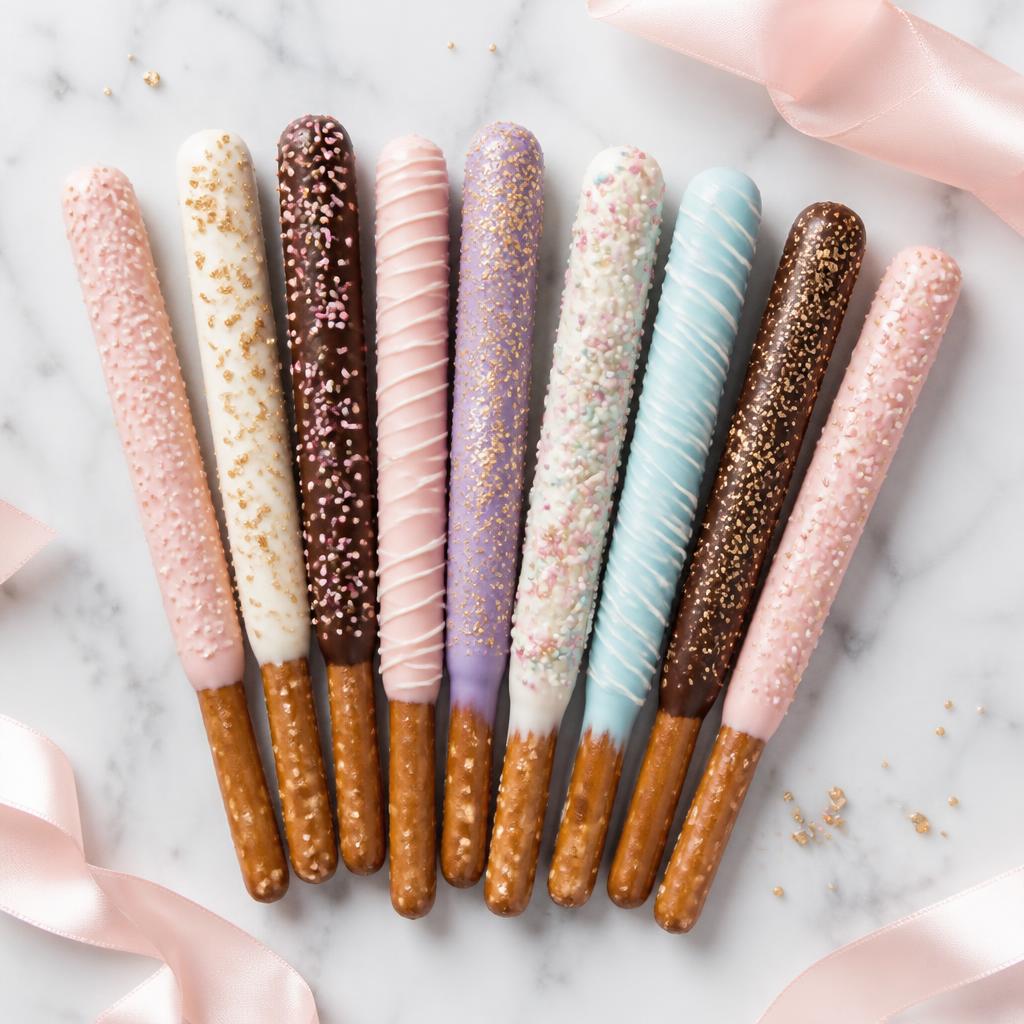 Chocolate Covered Pretzels by Markibella Treats