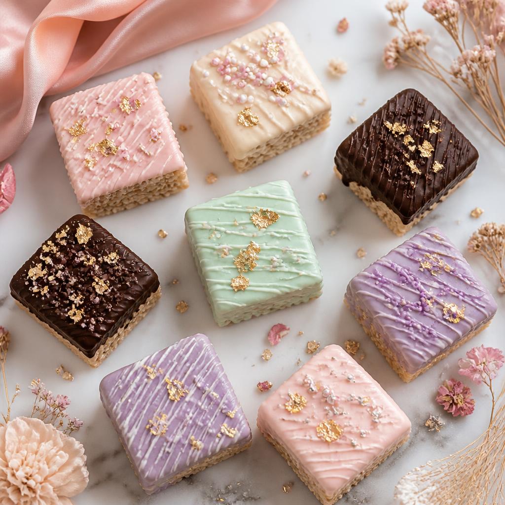 Chocolate Covered Rice Krispy Treats by Markibella Treats